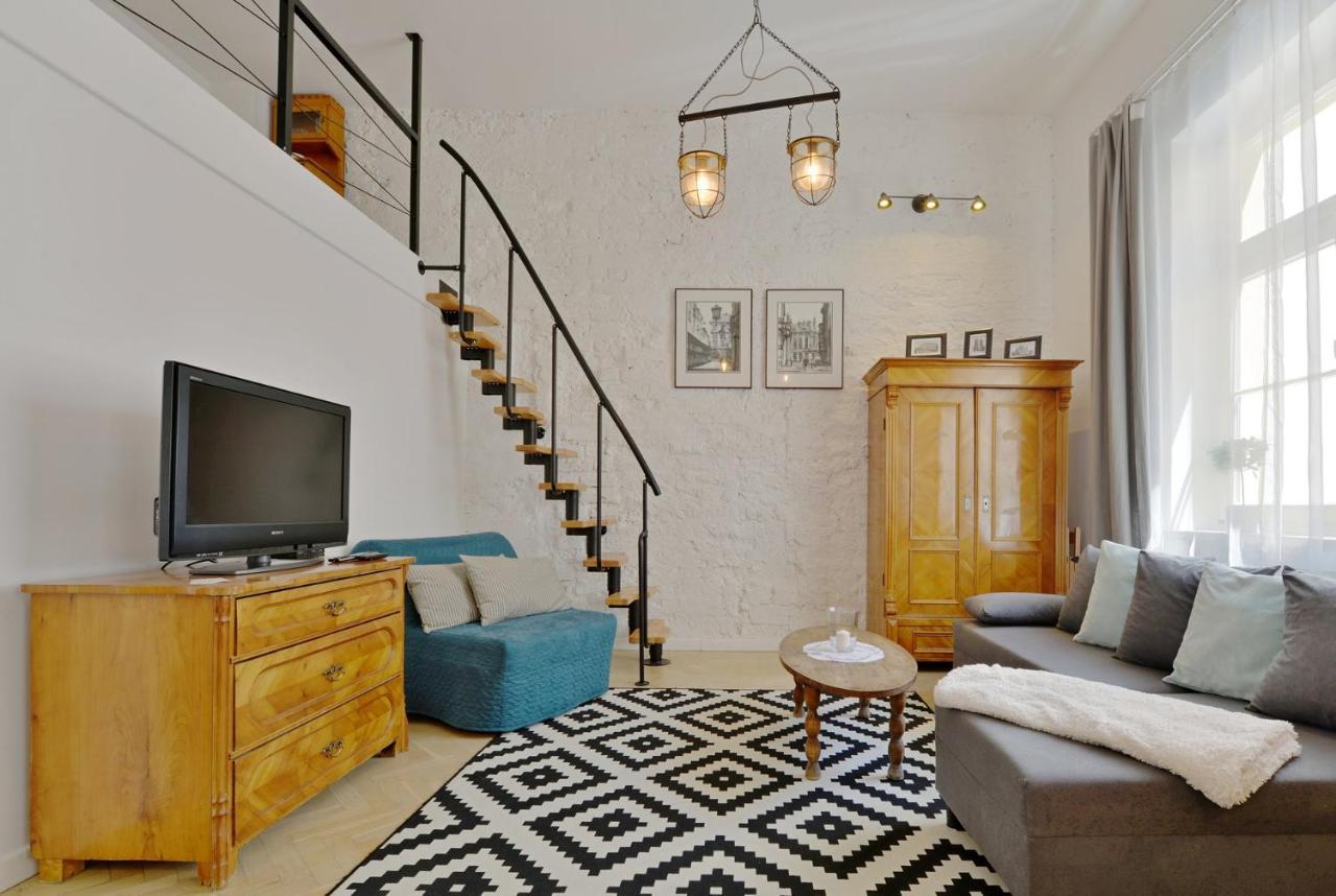 Appartamento Argentis Odrzanska Retro Loft Breslavia Esterno foto
